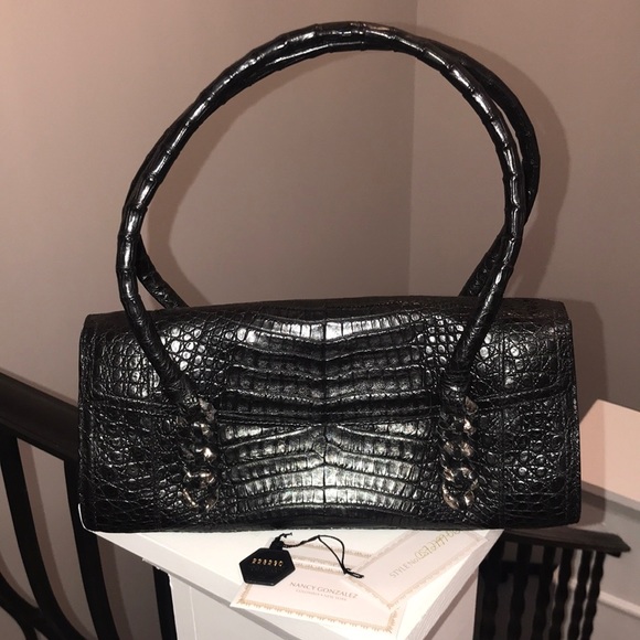 Nancy Gonzalez Handbags - Nancy Gonzalez Black Crocodile Handbag 👜